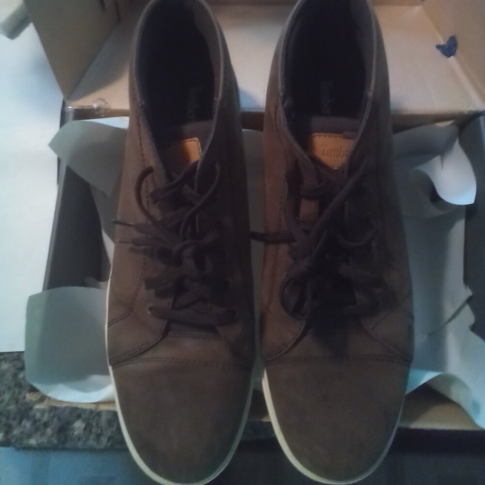 Mens Timberland Hommes Stormbuck Leather shoes NWT box Size: 12 M